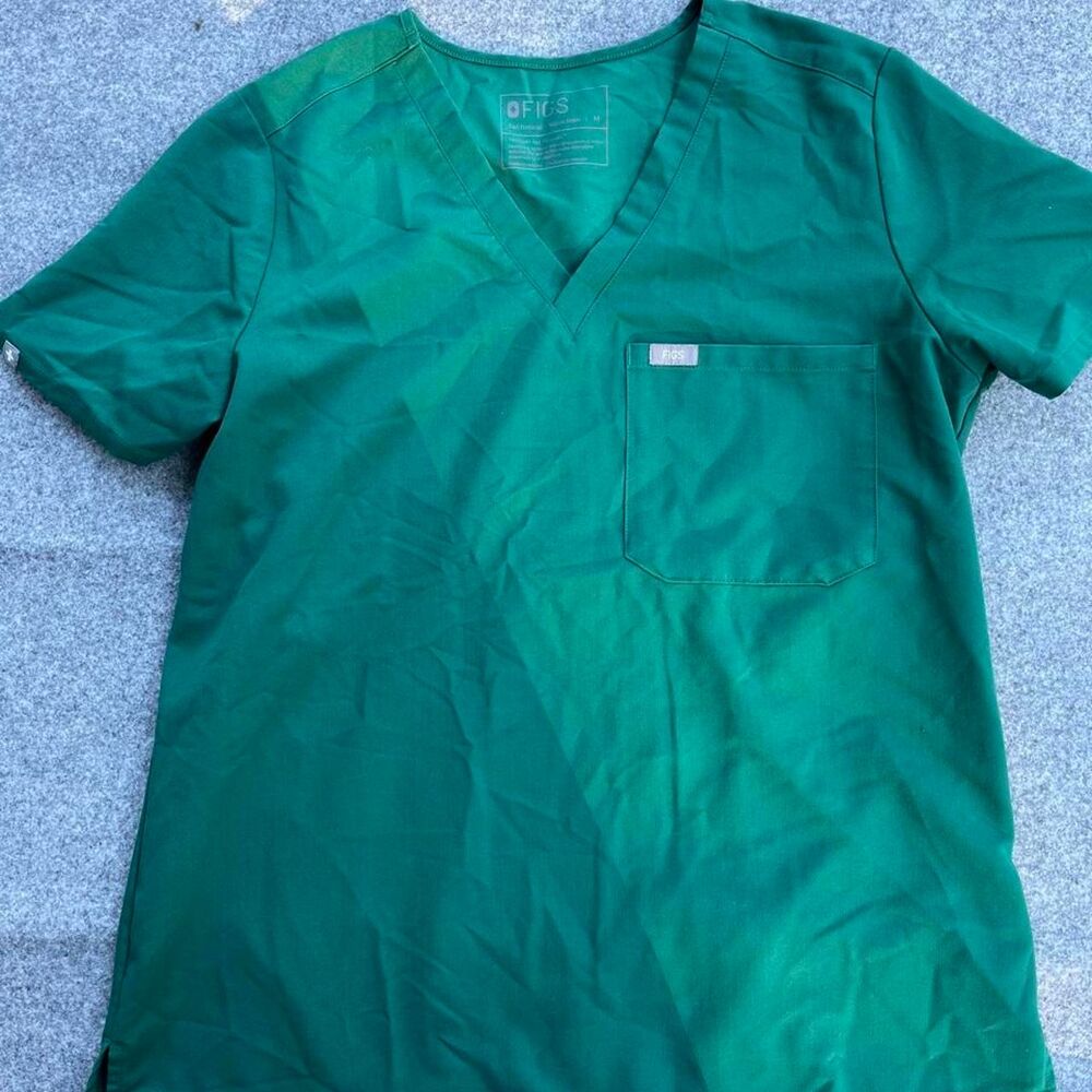 Figs Women's Green Top